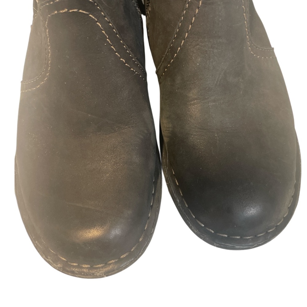 Planet Black Leather Ankle Boots Size 6.5 - Picture 3 of 9